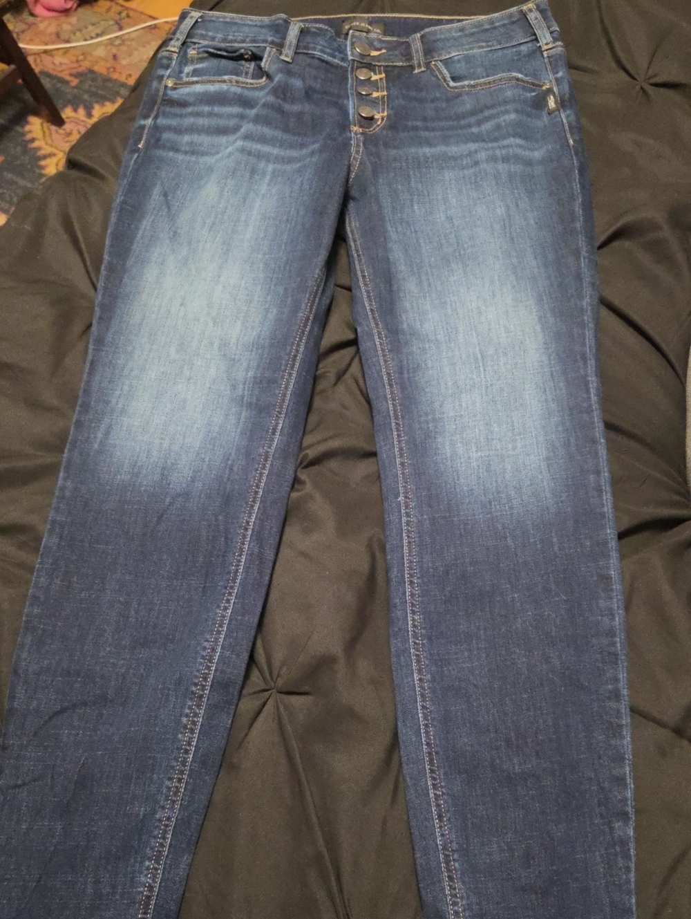 Silver Jeans Women's Skinny Jeans in Dark Blue Wash